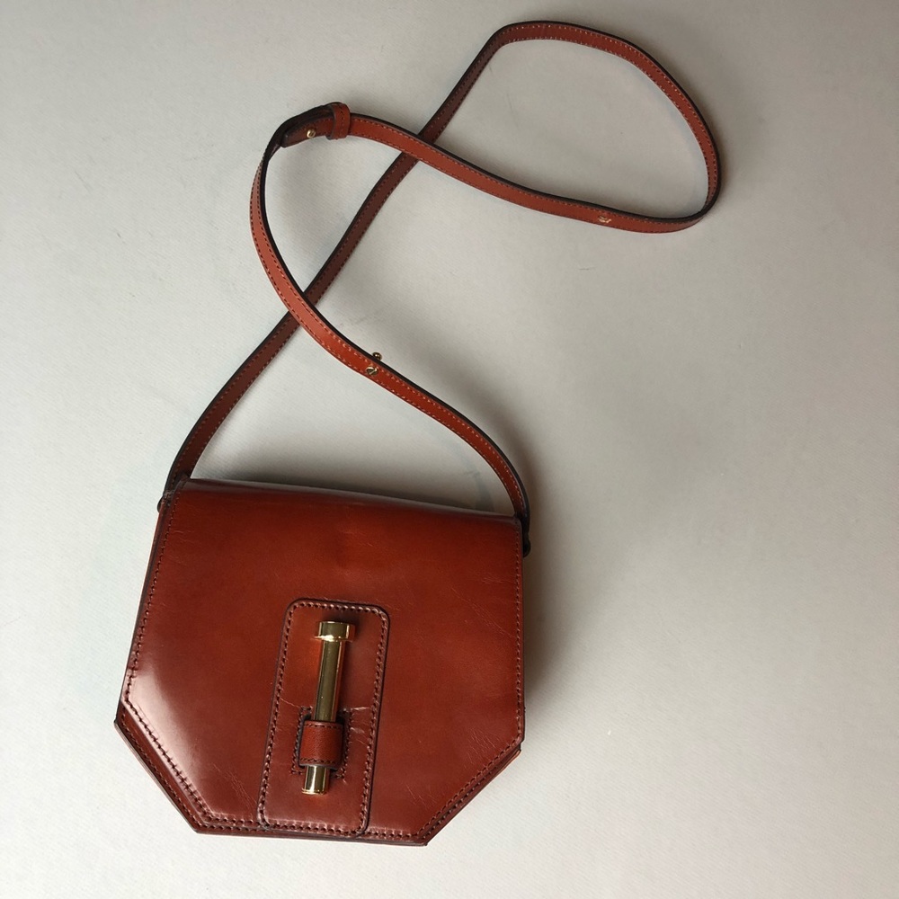 Banana Republic geometric flap crossbody bag